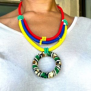 Charming ethnic necklace